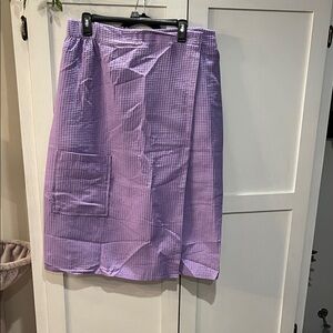Purple Waffle Wrap Towel